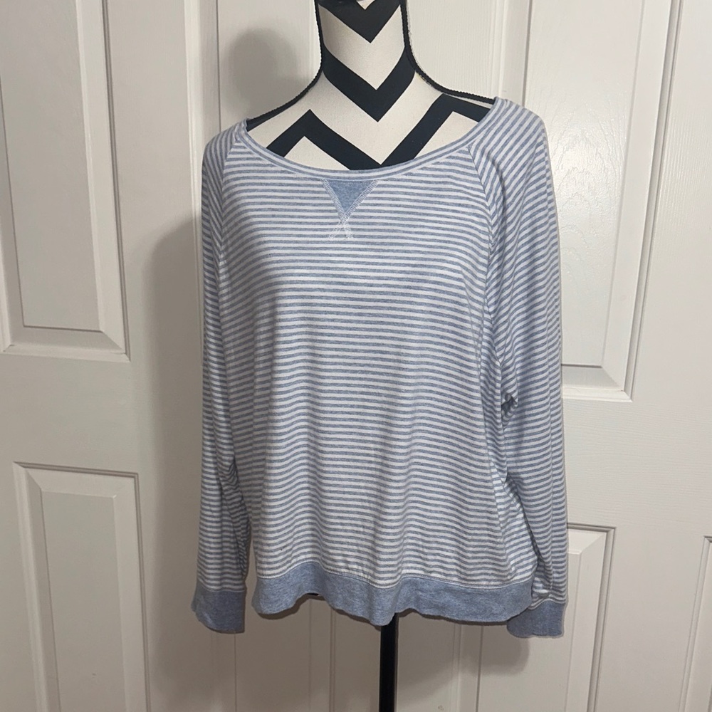 Haven Well Within Striped Blue Women's Top